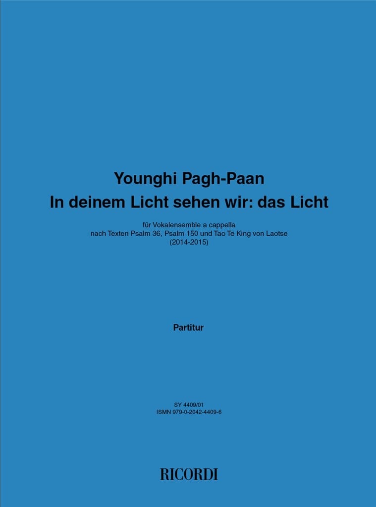 In deinem Licht sehen wir: das Licht